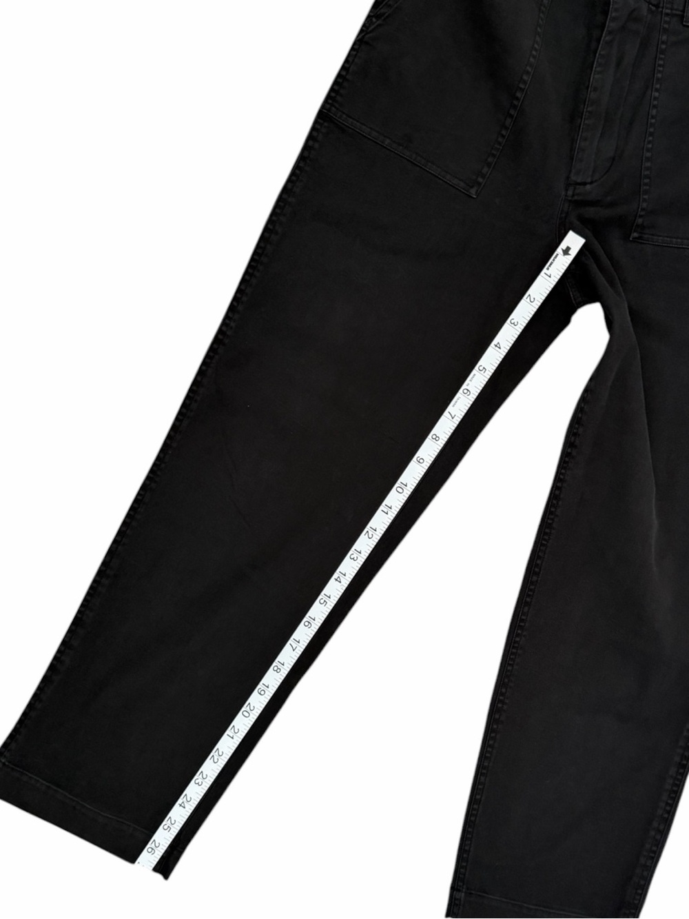 Jenni Kayne Black Ranger Trouser Pants Size 2 High Rise Cotton Blend $325 - Picture 11 of 12